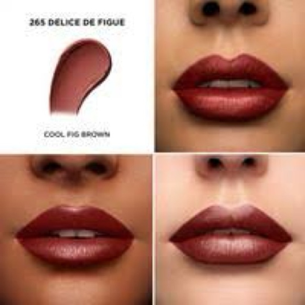 Lancome L'Absolu Rouge Cream Lipstick Delice De Figue  (196) - Picture 3 of 4